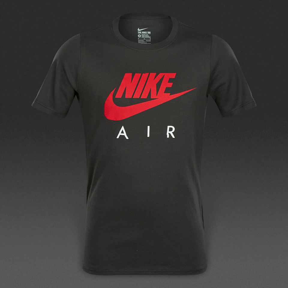 Nike Sportswear Cotton Crew Air Tee Anthracite for Boys